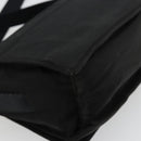 PRADA Shoulder Bag Nylon Black Silver Auth bs34639-13