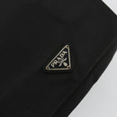 PRADA Shoulder Bag Nylon Black Silver Auth bs34639-14