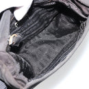 PRADA Shoulder Bag Nylon Black Silver Auth bs34639-17