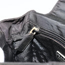 PRADA Shoulder Bag Nylon Black Silver Auth bs34639-20