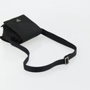 PRADA Shoulder Bag Nylon Black Silver Auth bs34639-7