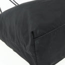 PRADA Tote Bag Nylon Black Silver Auth bs34641-14