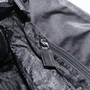 PRADA Tote Bag Nylon Black Silver Auth bs34641-20