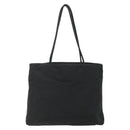 PRADA Tote Bag Nylon Black Silver Auth bs34641-2