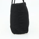 PRADA Tote Bag Nylon Black Silver Auth bs34641-3