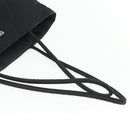 PRADA Tote Bag Nylon Black Silver Auth bs34641-7