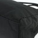 PRADA Hand Bag Nylon Black Silver Auth bs34642-15