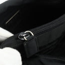 PRADA Hand Bag Nylon Black Silver Auth bs34642-22