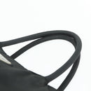 PRADA Hand Bag Nylon Black Silver Auth bs34642-8