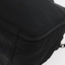 PRADA Hand Bag Nylon Black Silver Auth bs34643A-16