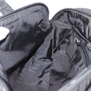 PRADA Hand Bag Nylon Black Silver Auth bs34643A-21