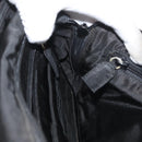 PRADA Hand Bag Nylon Black Silver Auth bs34643A-24