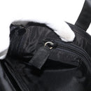 PRADA Hand Bag Nylon Black Silver Auth bs34643A-25