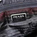 PRADA Chain Tote Bag Nylon Green Silver Auth bs34645-10