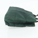 PRADA Chain Tote Bag Nylon Green Silver Auth bs34645-4