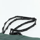 PRADA Chain Tote Bag Nylon Green Silver Auth bs34645-8