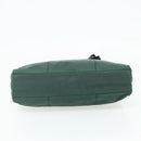 PRADA Chain Tote Bag Nylon Green Silver Auth bs34645-5