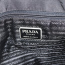 PRADA Tote Bag Nylon Black Silver Auth bs34646-16