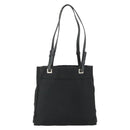 PRADA Tote Bag Nylon Black Silver Auth bs34646-2