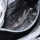 PRADA Tote Bag Nylon Black Silver Auth bs34646-21
