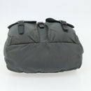 PRADA Backpack Nylon Gray Silver Auth bs34650-5