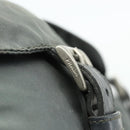 PRADA Backpack Nylon Gray Silver Auth bs34650-10