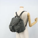 PRADA Backpack Nylon Gray Silver Auth bs34650-27