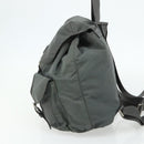 PRADA Backpack Nylon Gray Silver Auth bs34650-4