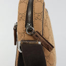 GUCCI GG Canvas Shoulder Bag Beige Silver 101680 Auth bs34651-10