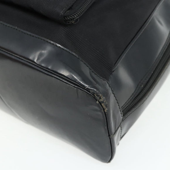GUCCI Bamboo Shoulder Bag Nylon Black Silver 003 2058 0059 5 Auth bs34656