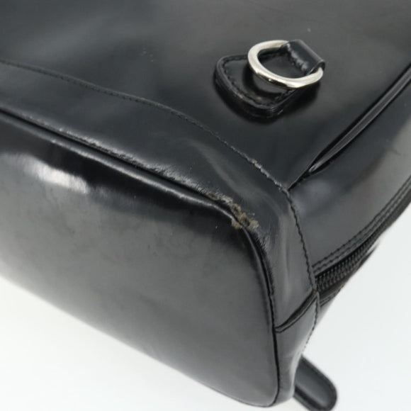 GUCCI Bamboo Shoulder Bag Nylon Black Silver 003 2058 0059 5 Auth bs34656