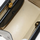 LOEWE Hand Bag Leather Black Gold Auth bs34657-11