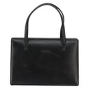 LOEWE Hand Bag Leather Black Gold Auth bs34657-13