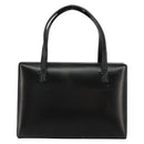 LOEWE Hand Bag Leather Black Gold Auth bs34657-2