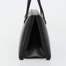 LOEWE Hand Bag Leather Black Gold Auth bs34657-3