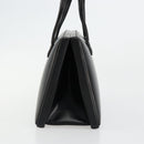 LOEWE Hand Bag Leather Black Gold Auth bs34657-4