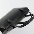 LOEWE Hand Bag Leather Black Gold Auth bs34657-6