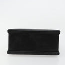 LOEWE Hand Bag Leather Black Gold Auth bs34657-5