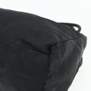 PRADA Hand Bag Nylon Black Silver Auth bs34658-16