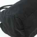 PRADA Hand Bag Nylon Black Silver Auth bs34658-9