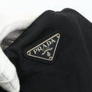 PRADA Hand Bag Nylon Black Silver Auth bs34658-17