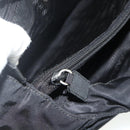 PRADA Hand Bag Nylon Black Silver Auth bs34658-22