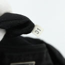 PRADA Hand Bag Nylon Black Silver Auth bs34658-12