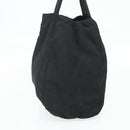 PRADA Hand Bag Nylon Black Silver Auth bs34658-4