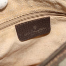 GUCCI GG Supreme Web Sherry Line Bag PVC Beige Gold 89 02 077 Auth bs34659-18