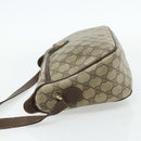 GUCCI GG Supreme Web Sherry Line Bag PVC Beige Gold 89 02 077 Auth bs34659-3
