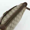 GUCCI GG Supreme Web Sherry Line Bag PVC Beige Gold 89 02 077 Auth bs34659-6