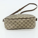 GUCCI GG Supreme Web Sherry Line Bag PVC Beige Gold 89 02 077 Auth bs34659-5