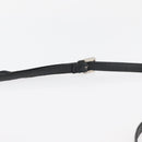 VERSACE Shoulder Bag Leather Black Silver Auth bs34660-15