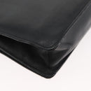 VERSACE Shoulder Bag Leather Black Silver Auth bs34660-17